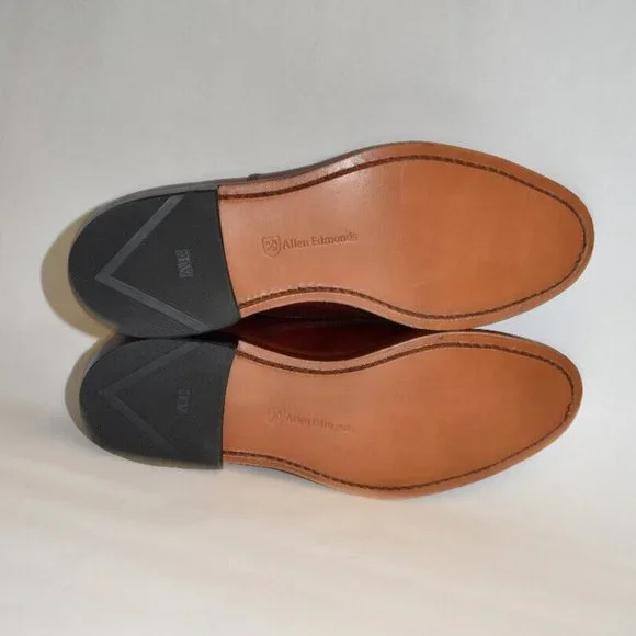 New! Allen Edmonds Park Avenue Cap-toe Oxford Dress Shoe Brown 7.5 D 5609 DD300